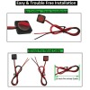 CARSANBO Momentary Push Button Switch 12V 24V Small Switch, 20