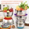 Umite Chef Mixing Bowls with Airtight Lids Set, 8PCS Stainless