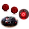 GTINTHEBOX Red Lens Led Rear Bumper Reflector Tail Brake Stop