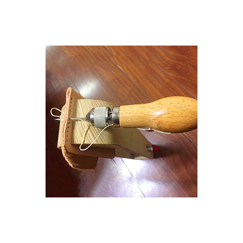 Wishlink Leather Sewing Kit Needle and Waxed Thread Leather Sail