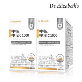 Dr.Elizabeth 갤러리아 닥터엘리자베스 버퍼드 비타민C 1000 (1550mg x 60정) x 2박스 GALLERIA Doctor Elizabeth Buffered Vitamin C 1000 (1550mg x 60 Tablets) x 2 Boxes