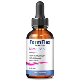 Form Flex SlimDrops – Plant-Based FormFlex SlimDrop Liquid Formula to Support Body Goals, Natural Energy, Metabolic Balance | Premium Easy-to-Use Droppers (30 Servings)