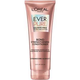 L’Oréal Paris Acondicionador con tecnología Bonding Ever Pure Bond Fortalece tu pelo por dentro y por fuera para todo tipo de pelo teñido Sin Sulfatos, 200ml