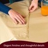 Tablecloth 100 x 140 cm Beige Tablecloth Cotton Satin Tablecloths