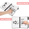 AGM Portable White Board Dry Erase, Double Sided Folding Whiteboards