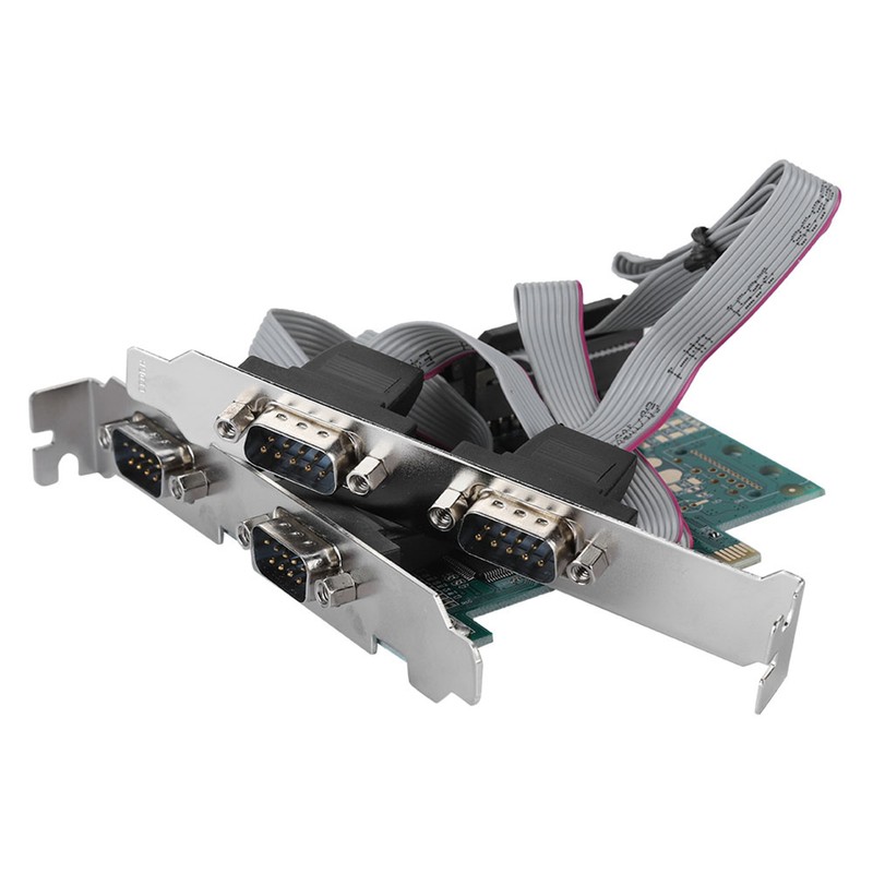 PCI-E to RS232 4 port Serial Port Converter PCI Express