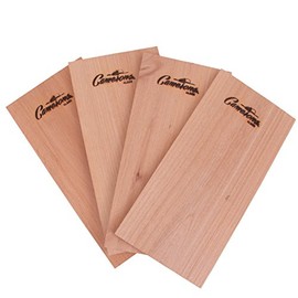 Camerons Grilling Planks - 4 Pack Alder - Premium 5.5 x 11.5 Alder for Barbecue Salmon, Seafood, Steak, Burgers, Pork Chops, Vegetables and More!