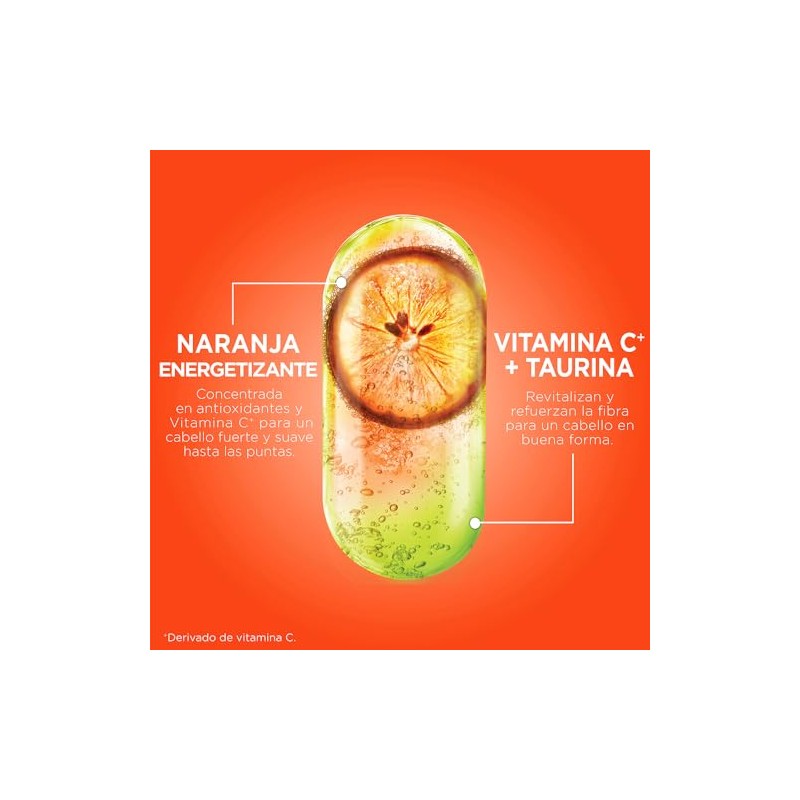 Garnier Fructis Shampoo Crece Fuerte, 650 ml
