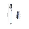 Aluminium Alloy Trekking Poles 5 Sections Collapsible Hiking Walking Climbing