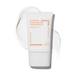 Innisfree 이니스프리 60ml 선크림 쿠폰가 8640원 인텐시브 롱래스팅 선스크린 EX 60ml (SPF50+ PA++++) Innisfree 60ml Sunscreen Coupon Price 8640 Won Intensive Long-Lasting Sunscreen EX 60ml (SPF50+ PA++++)