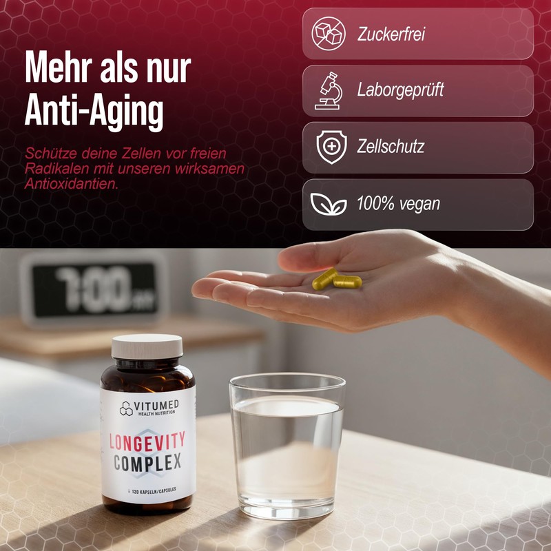 Anti-Aging Complex - Zinc, Selenium and Antioxidants - Dietary Supplement