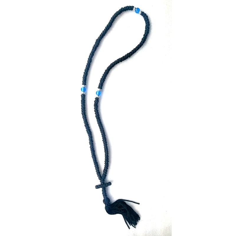 IconsGr Handmade Christian Orthodox Blessed Komboskoini Prayer Rope 150 Knots