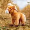 Animigos World of Nature 24cm Plush Horse with Bridle Soft