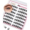 EMEDA Natural Lash Clusters C Curl Wispy Eyelash Cluster Natural