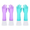 Elgood Reusable Long Dishwashing Cleaning Gloves with Latex Free, Long