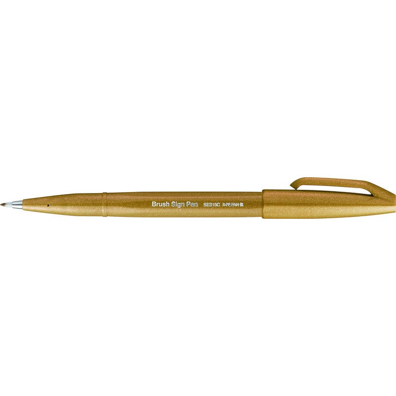 Pentel Pack of 6 Flexi Felt-tip Pens for Sketching /