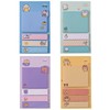 4 Pack Cute Sticky Notes Cartoon Animal Sticky Memo Pads