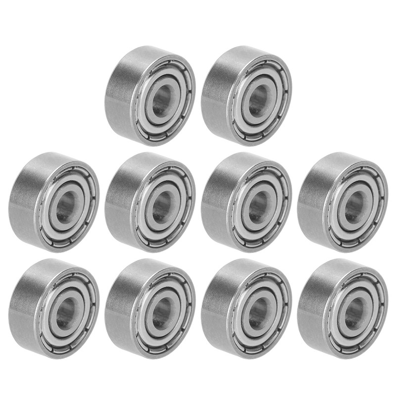 10Pcs Ball Bearing Stainless Steel Mute Rolling Skateboard Wheel Drive