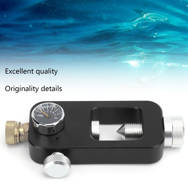 DIDEEP Scuba Adapter for Diving Equipment Large Bottle to Small