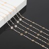 KYUNHOO 16.4 Feet 3MM Faux Pearl Bead Chain with Spool