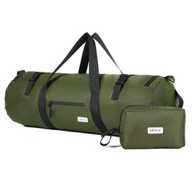 Arxus Sports Bag 90L 50L 30L Large Travel Bag Foldable Luggage Bag Women Men Weekender Swimming Bag with Shoulder Strap for Travel Sports Gym Camping, Green