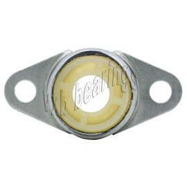 VXB 5/8" Miniature Side Flange Mounted Bearings Stamped Steel Plastic Insert