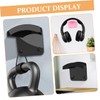 CAXUSD 2pcs Wall Mount Headphone Stand No Drill Headset Hanger
