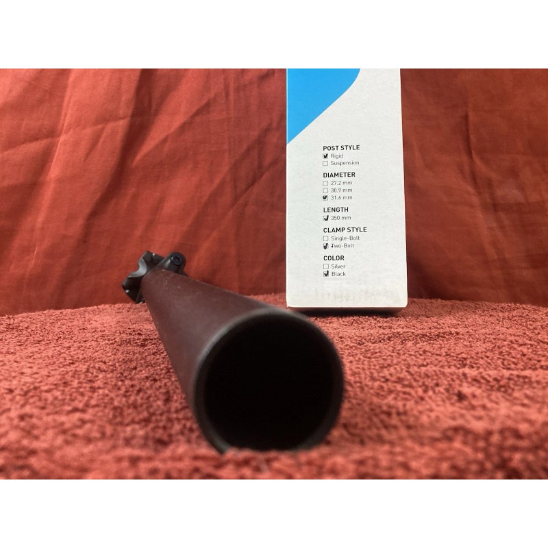 Dimension MSW Two-Bolt Seatpost 31.6 x 350 Matte Black -