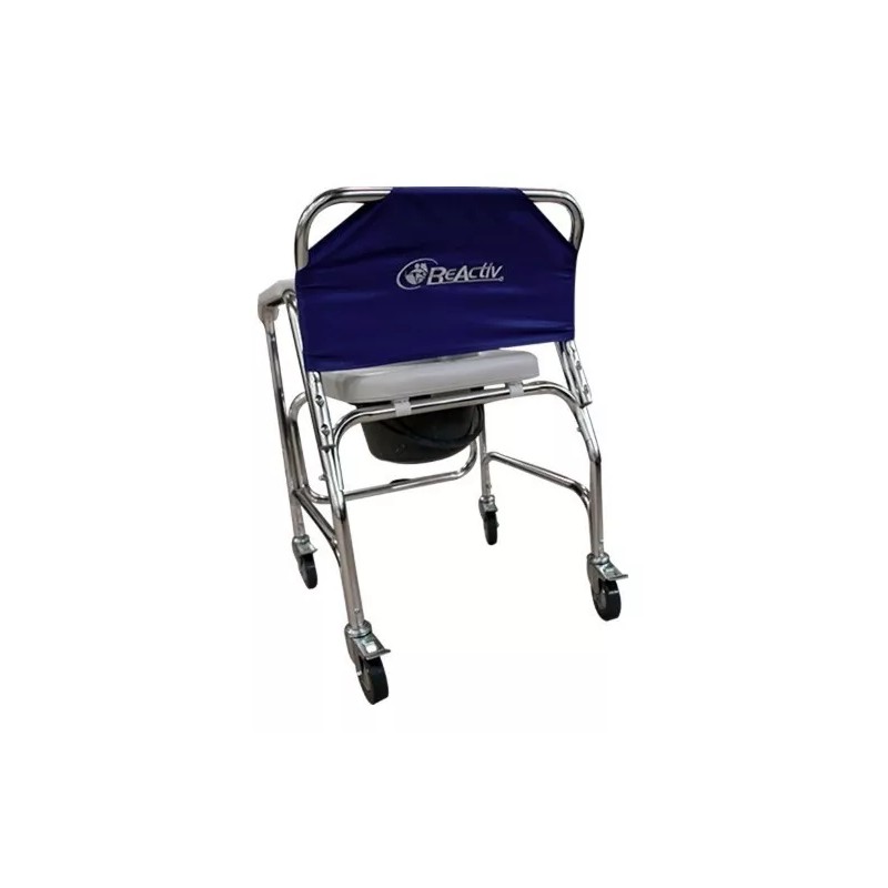ReActiv Silla Ruedas 3 En 1 Comodo Wc Ducha Acojinado