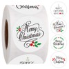 1360 pcs Christmas Stickers Roll for Envelopes and Gifts Merry