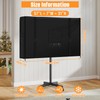 LYHNMW Mobile Outdoor TV Stand Cover, Heavy Duty 600D Oxford