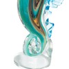 Beachcombers Multi Color Glass Seahorse Figurine Blue