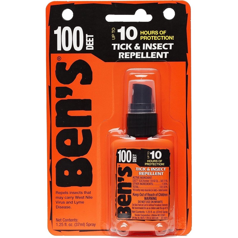 Ben's 100% DEET Mosquito, Tick and Insect Repellent, 1.25 Ounce