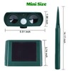 YumiHoe Dark Green Solar - Garden - Tool, IPX8 Waterproof