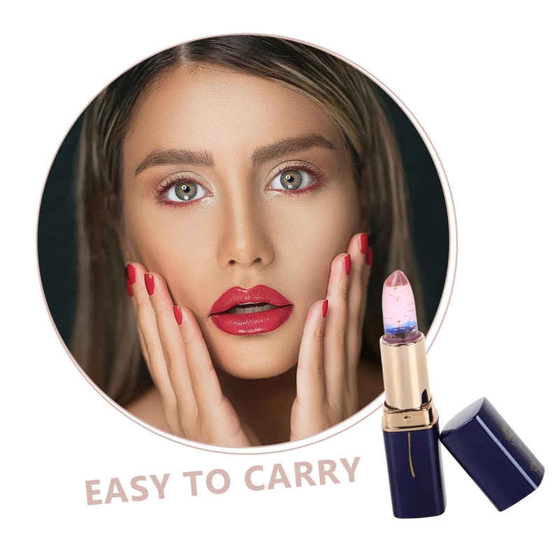 Beavorty Changing Lipstick Flower Extracts and Moisturizing Formula Easy Application