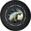Spare Tire Cover Compass Polar Bear in The Artic Wheel