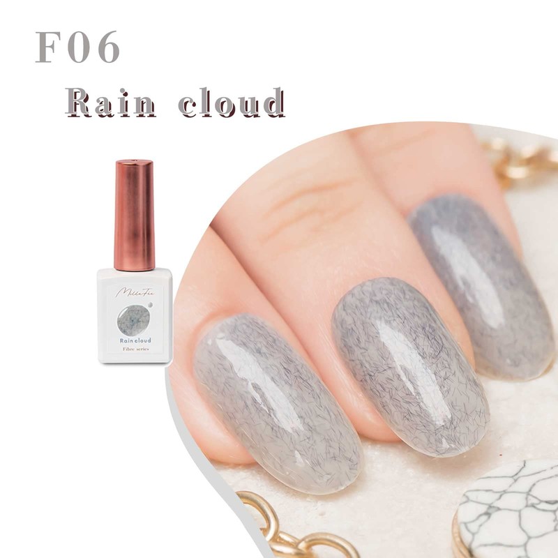 MilleFee One Complete Gel Nail Fiber Nail (F06 Rain Cloud)
