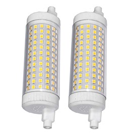 QLEE LED R7s 118 mm 20 W Dimmable Light Double Ended J J118 4.7 Inch 2500 lm Equivalent 200 W Halogen Tungsten Light Warm White Headlight Work Light Garage Landscape Lighting 2 Pieces