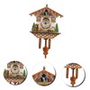 Ciieeo Home Living Room Cuckoo Handcrafted Clock Cuckoo Clock Wall