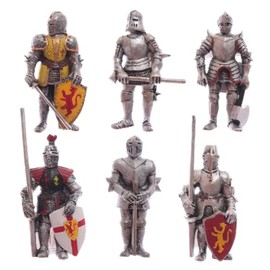 Puckator Medieval Knight Fridge Magnet - Cute Funny Fridge White Board Coloured Powerful Strong Magnets - Magnetic Pins - Locker Accessories - Souvenir - Office Supplies