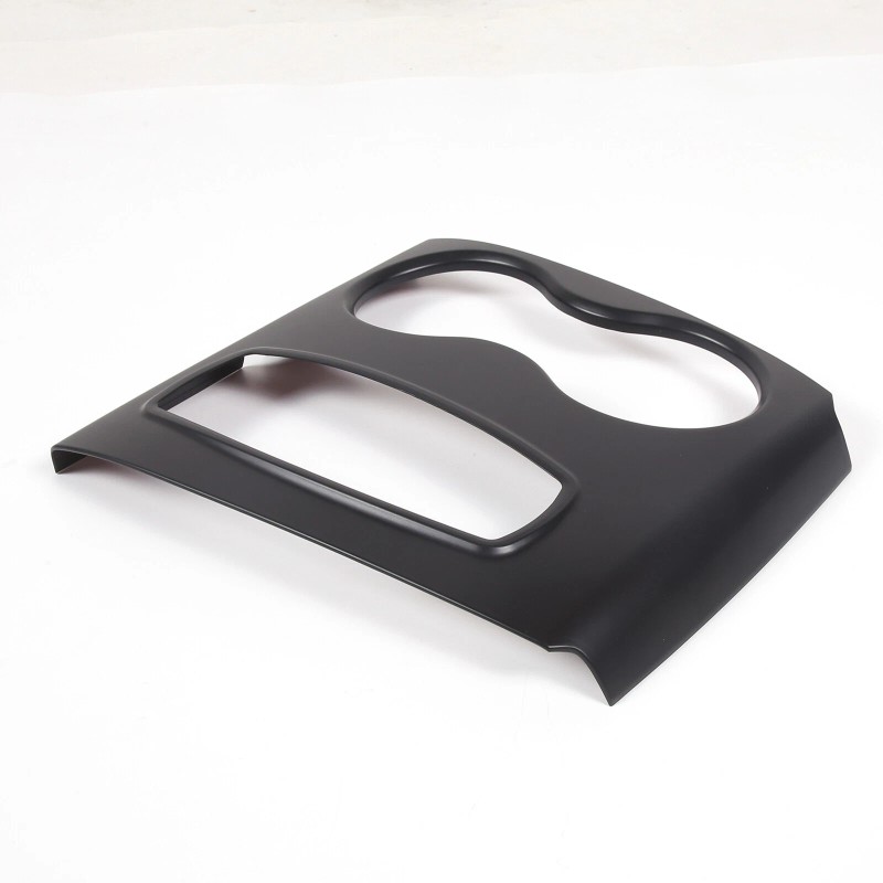 car-attention Matt Black Central Gear Shift Panel Cup Holder Cover
