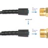 XZT 3000 PSI 35FT 1/4-inch High Pressure Washer Hose with