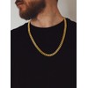 U7 Cuban Link Chain for Men Gold Chains 9mm Wide
