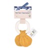 Tikiri 8597010 Natural Rubber Teething Ring Yellow Grasping Toy for