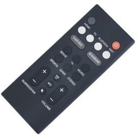 Econtrolly Replacement Remote Control YAS-109 YAS-209 fit for Yamaha SoundBar YAS109BL ATS1090 ATS2090 YAS209BL