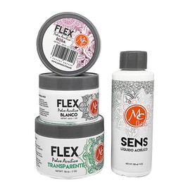 Acrilicos 3 Colores + Líquido acrílico 4 oz, Mc Nails, uñas acrilicas.