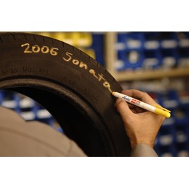 LACO Markal 61126 Mini "Quick Stick" Industrial Marker, White