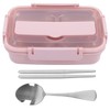Lunch Box 4 Compartments 304 Stainless Steel Tableware Portable Lunch