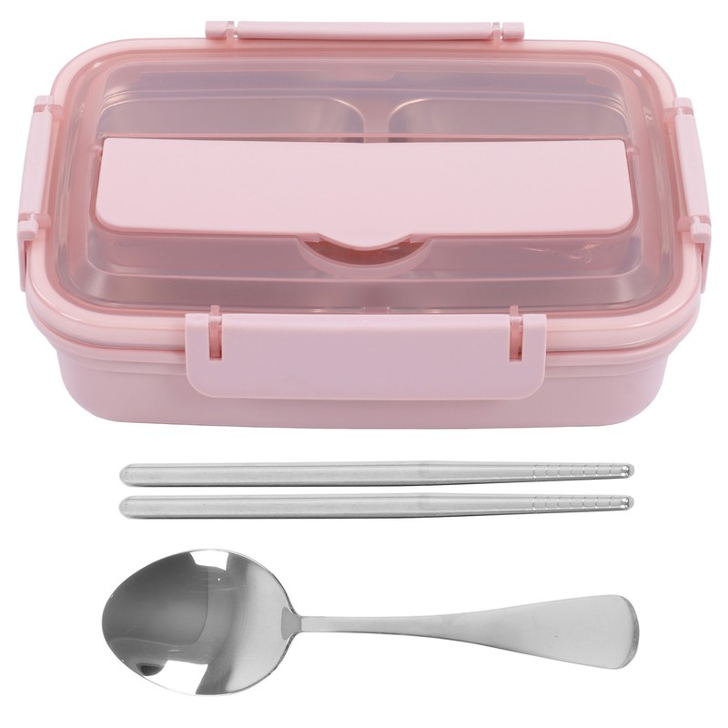 Lunch Box 4 Compartments 304 Stainless Steel Tableware Portable Lunch