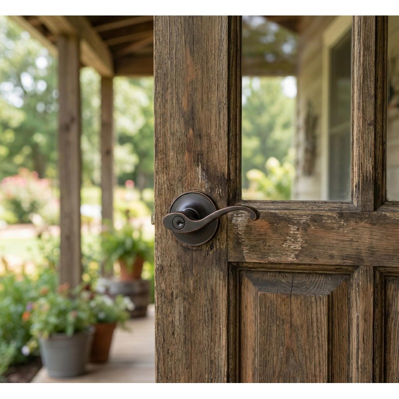 Designers Impressions Richmond Design Oil Rubbed Bronze Entry Door Lever